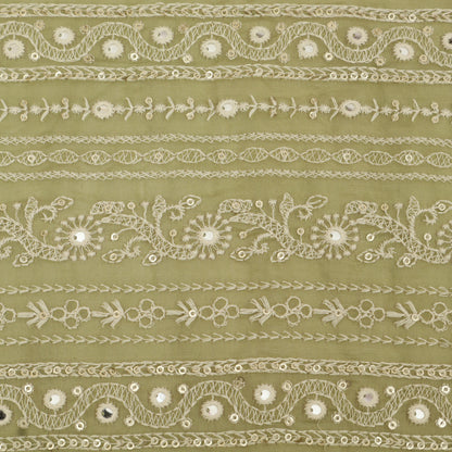 Chanderi Embroidery Fabric