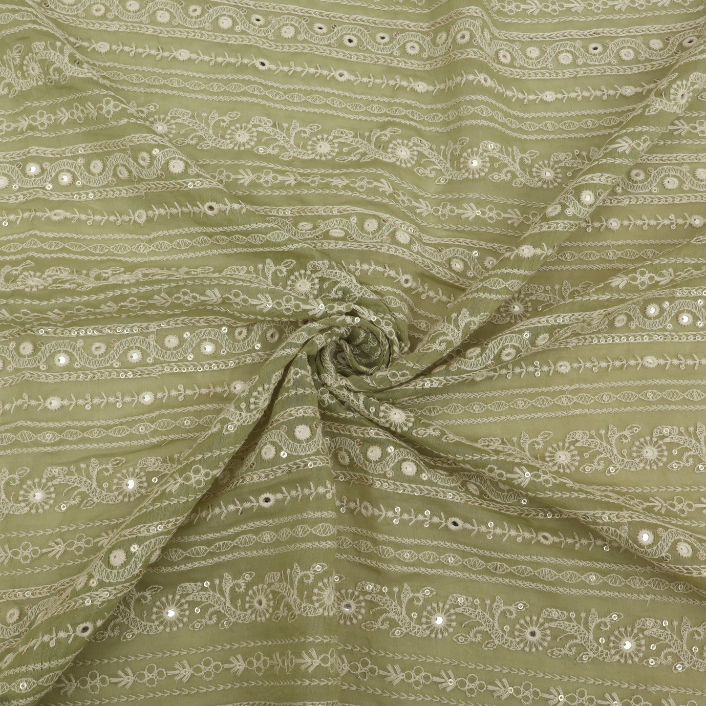 Chanderi Embroidery Fabric