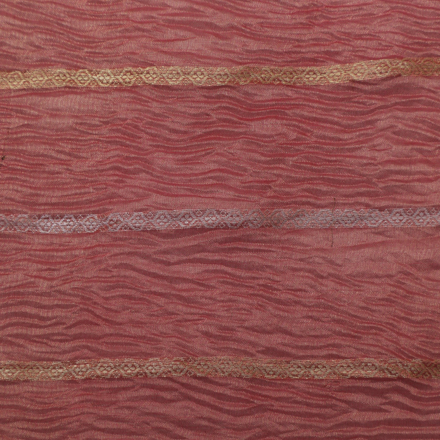 Onion Color Crush Tissue Stripe Fabric