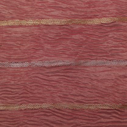 Onion Color Crush Tissue Stripe Fabric