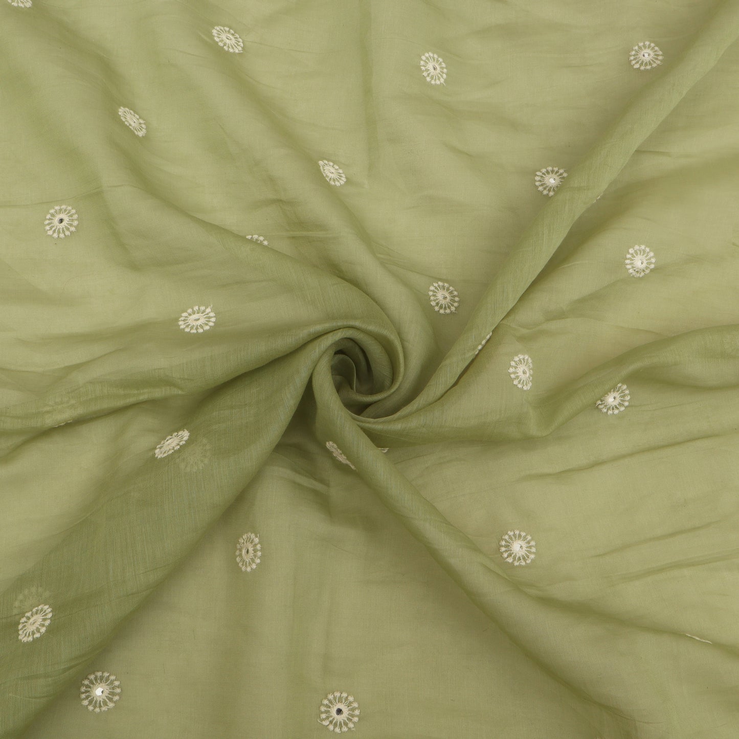Chanderi Booti Fabric