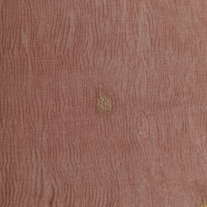 Rose Gold Color Crush Tissue Stripe Fabric