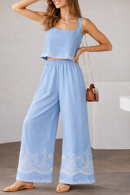 Cotton Chikan Embroidery Fabric