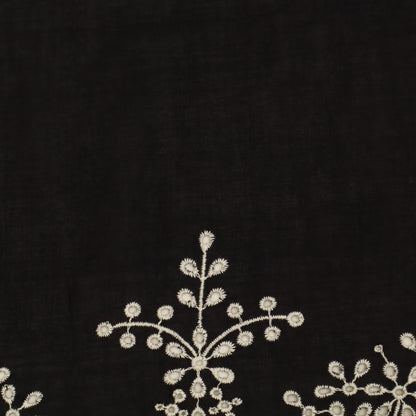 Cotton Chikan Embroidery Fabric
