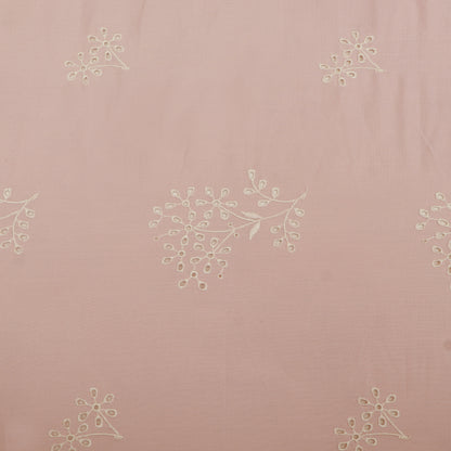 Cotton Chikan Embroidery Fabric