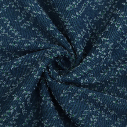 Denim Embroidery Fabric