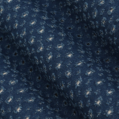 Denim Embroidery Fabric