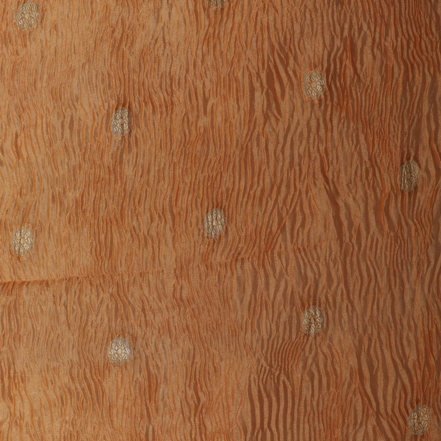 Peach Color Crush Tissue  Booti Fabric