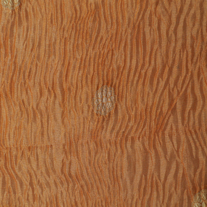 Peach Color Crush Tissue  Booti Fabric