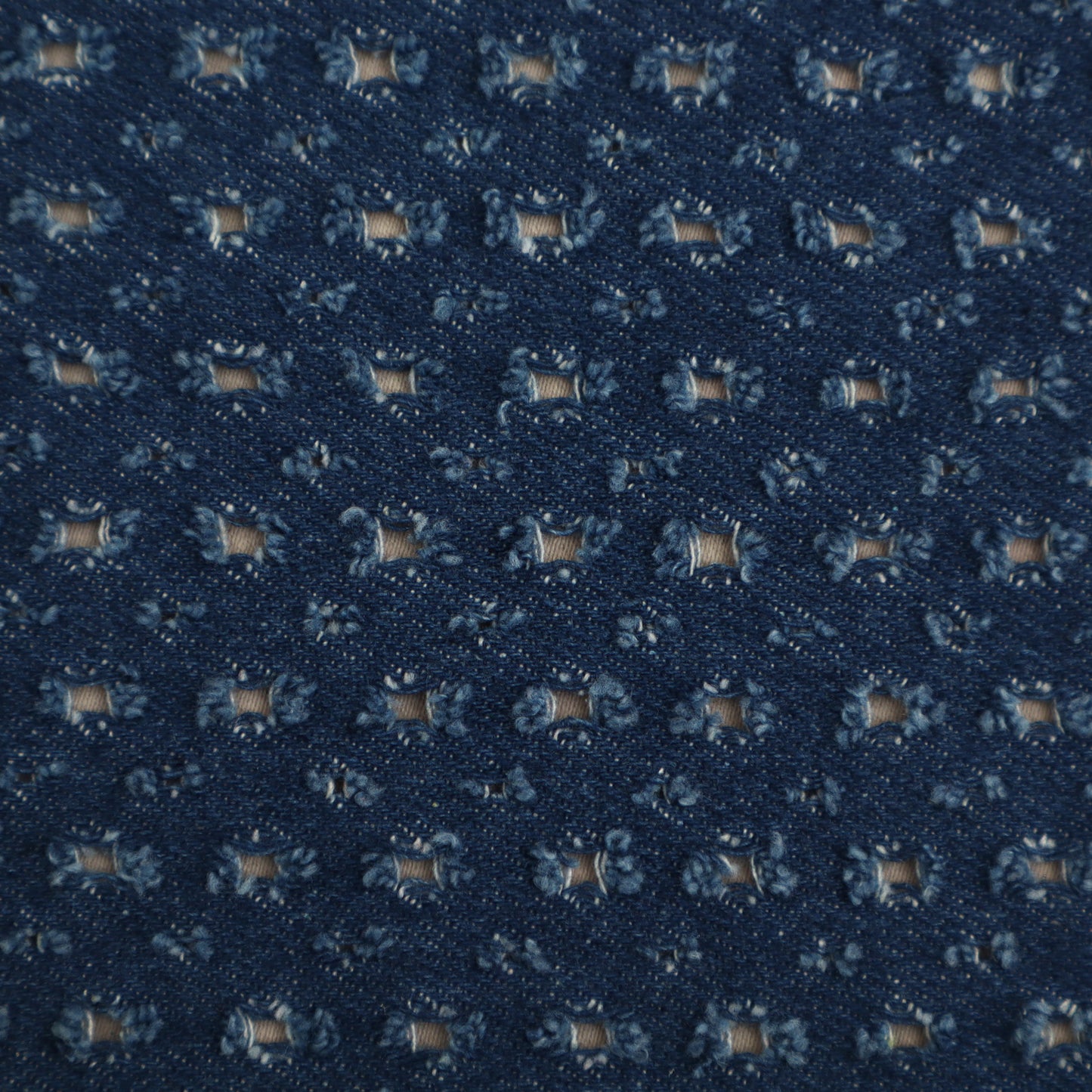 Denim Embroidery Fabric