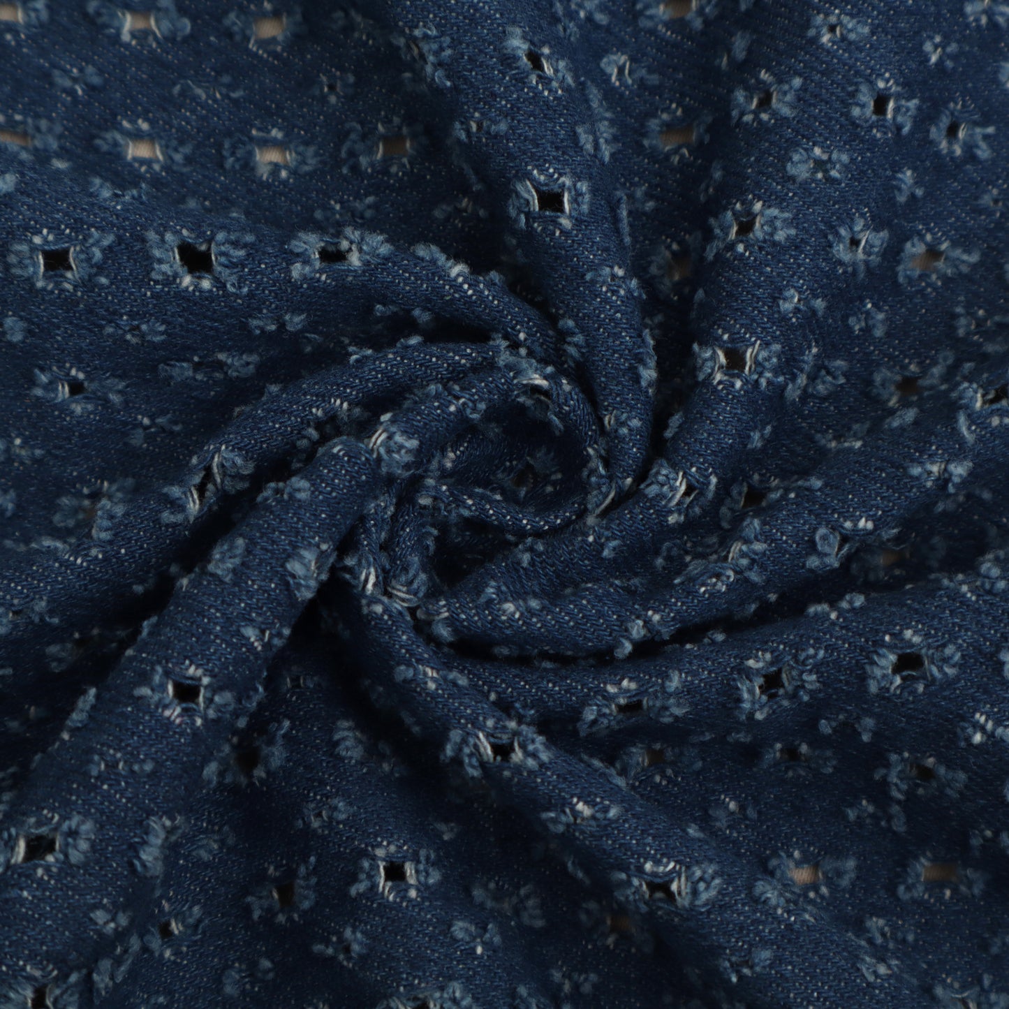 Denim Embroidery Fabric