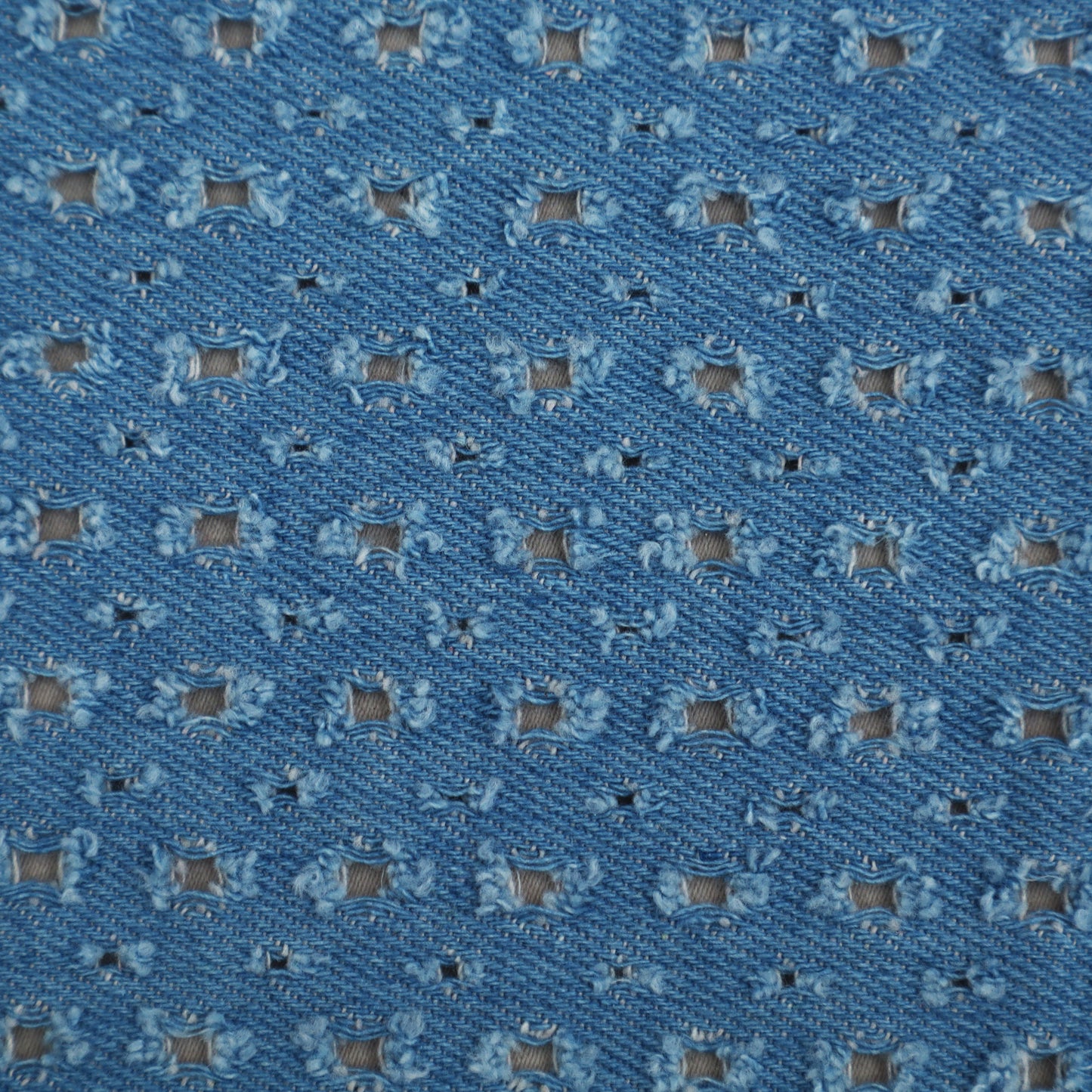 Denim Embroidery Fabric