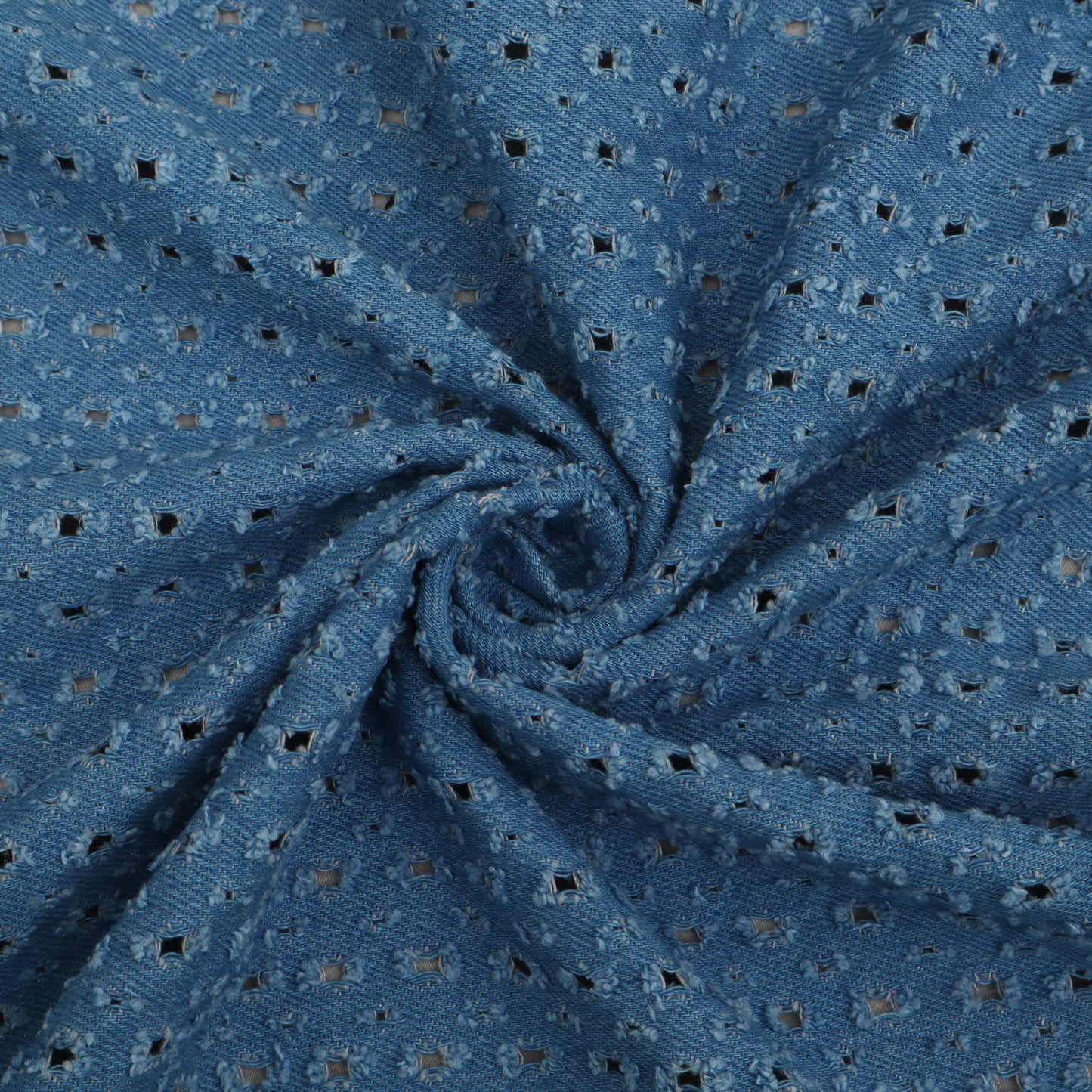 Denim Embroidery Fabric
