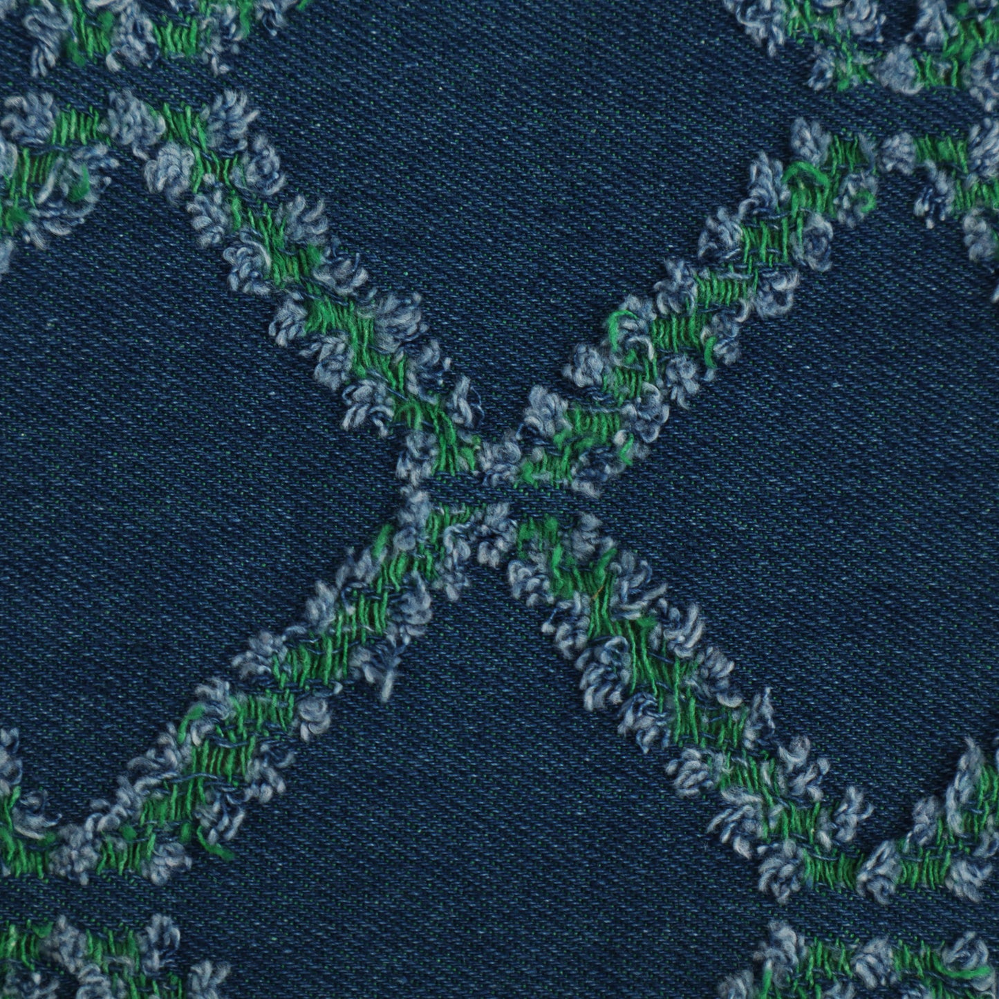 Blue Color Denim Embroidery Fabric