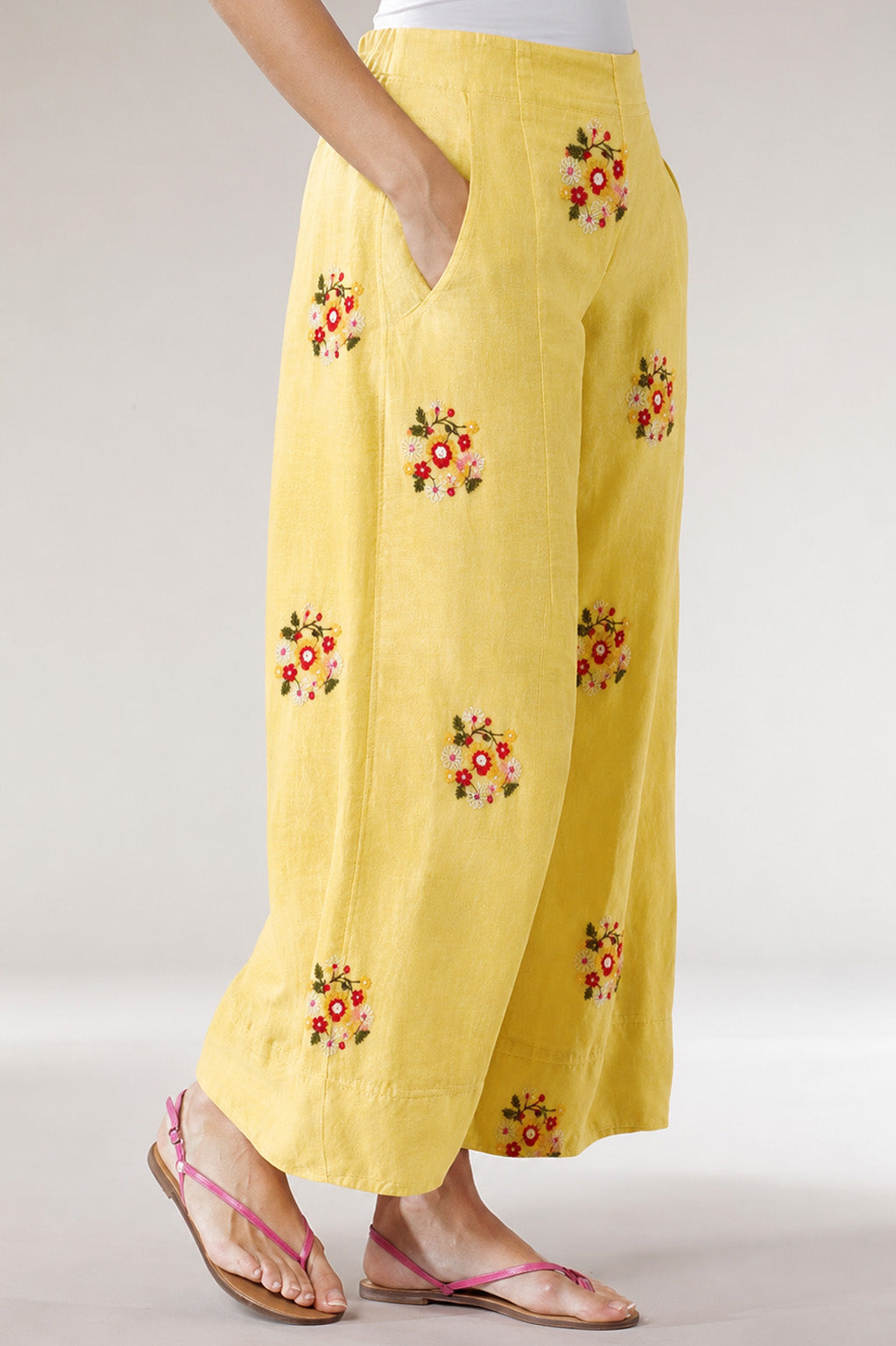 Pure Chanderi Embroidery Fabric