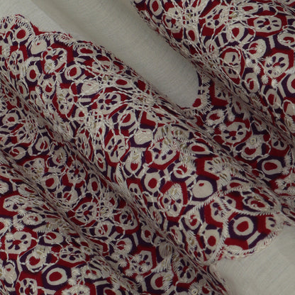 Colored  Patch Work Plazo Fabric