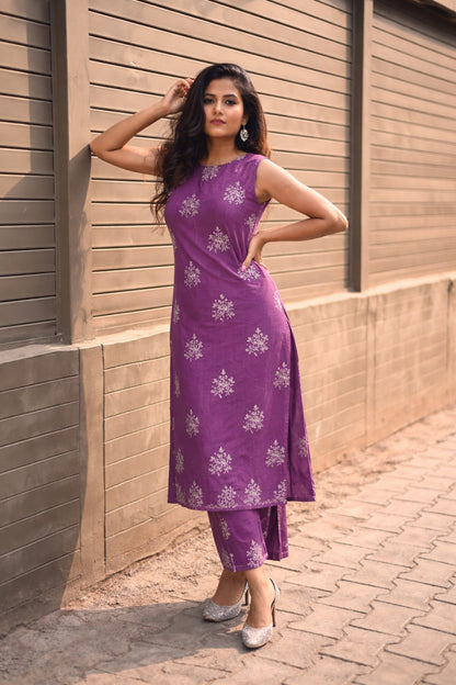 Cotton Chikan Embroidery Fabric