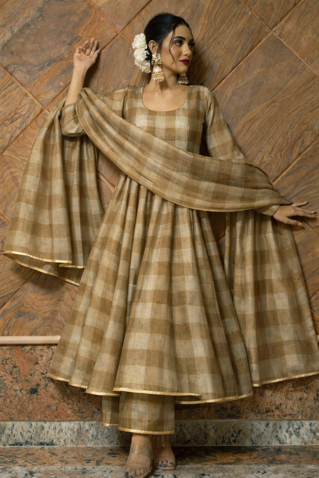 Pure Tissue Brocade Fabric