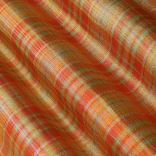 Pure Tissue Brocade Fabric Elegant  Design