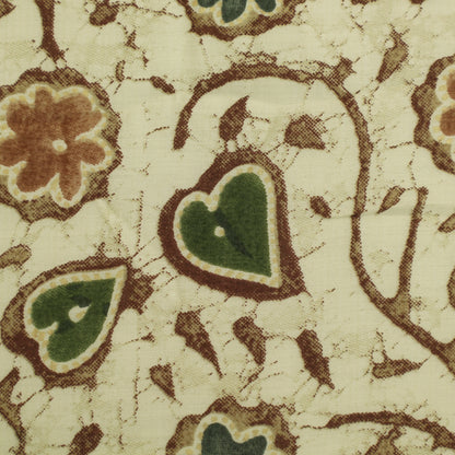 Silk Chanderi Foil Print Fabric