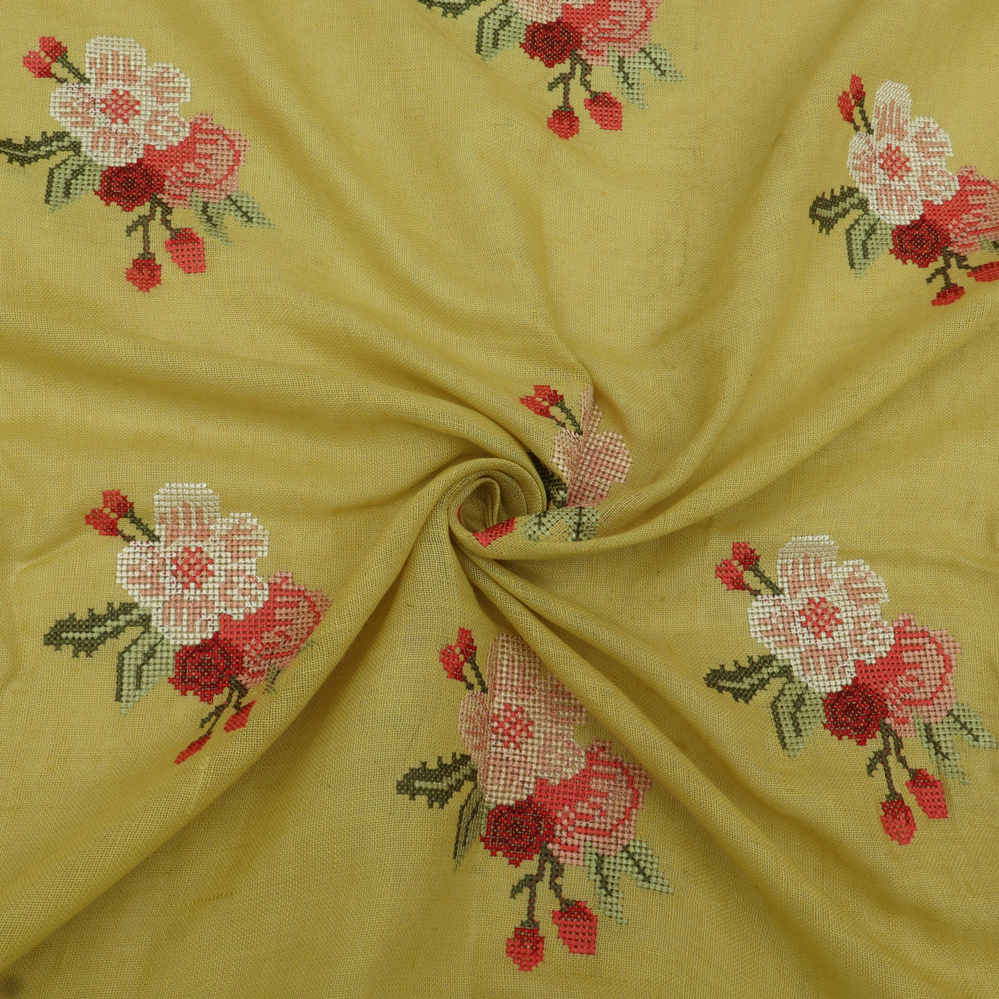 Linen Embroidery Fabric