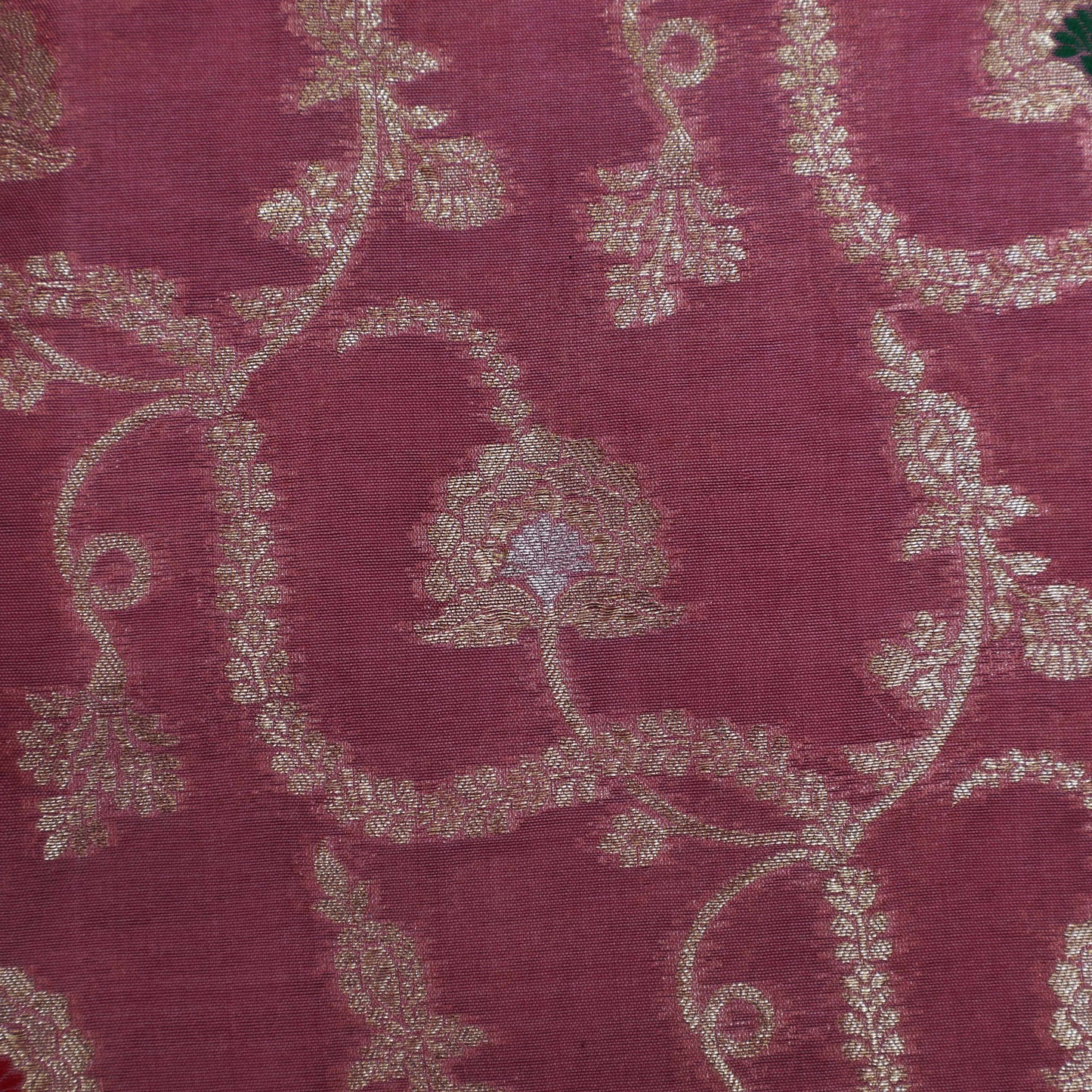 Pink Color Brocade Fabric