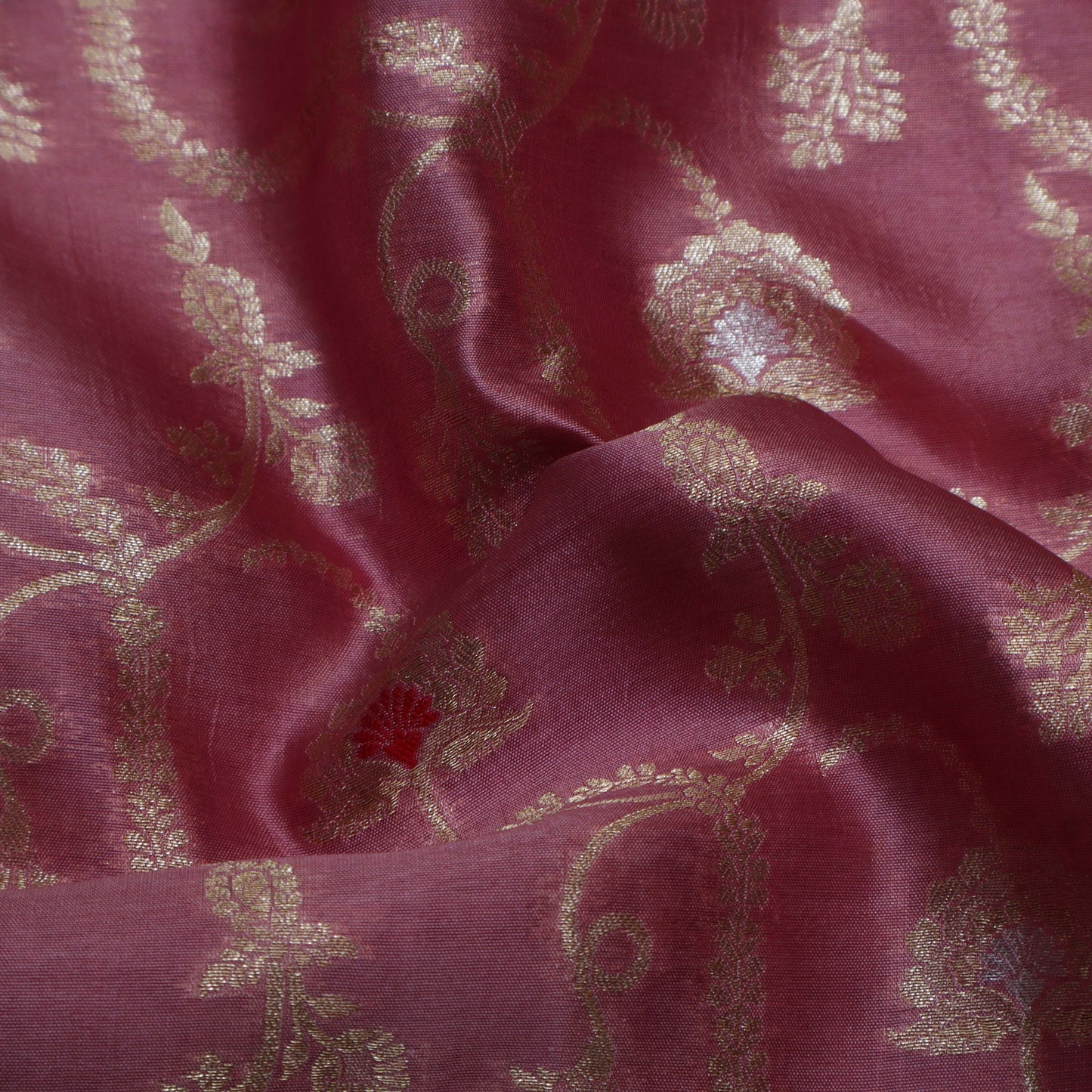 Pink Color Brocade Fabric