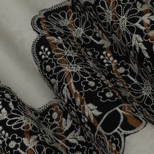 Colored Cotton Patch Work Plazo Fabric