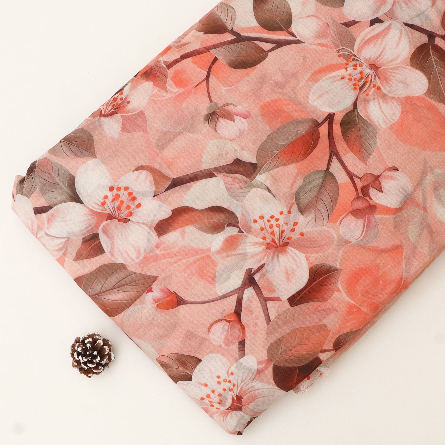 Chanderi Print Fabric