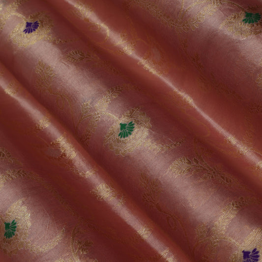 Pink Color Brocade Fabric