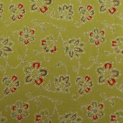 Silk Chanderi Foil Print Fabric