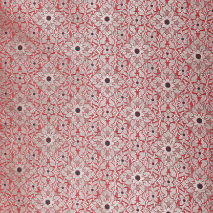 Pink Color Pauri Meena Brocade Fabric