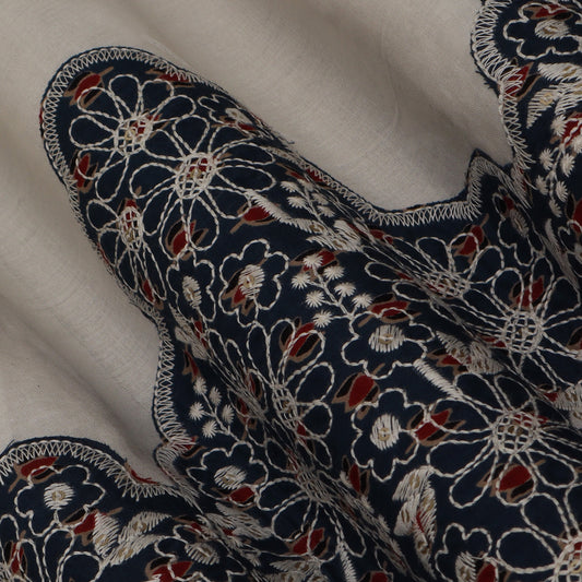 Colored Cotton Patch Work Plazo Fabric