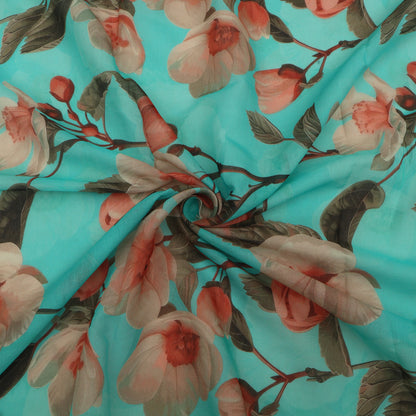 Chanderi Print Fabric