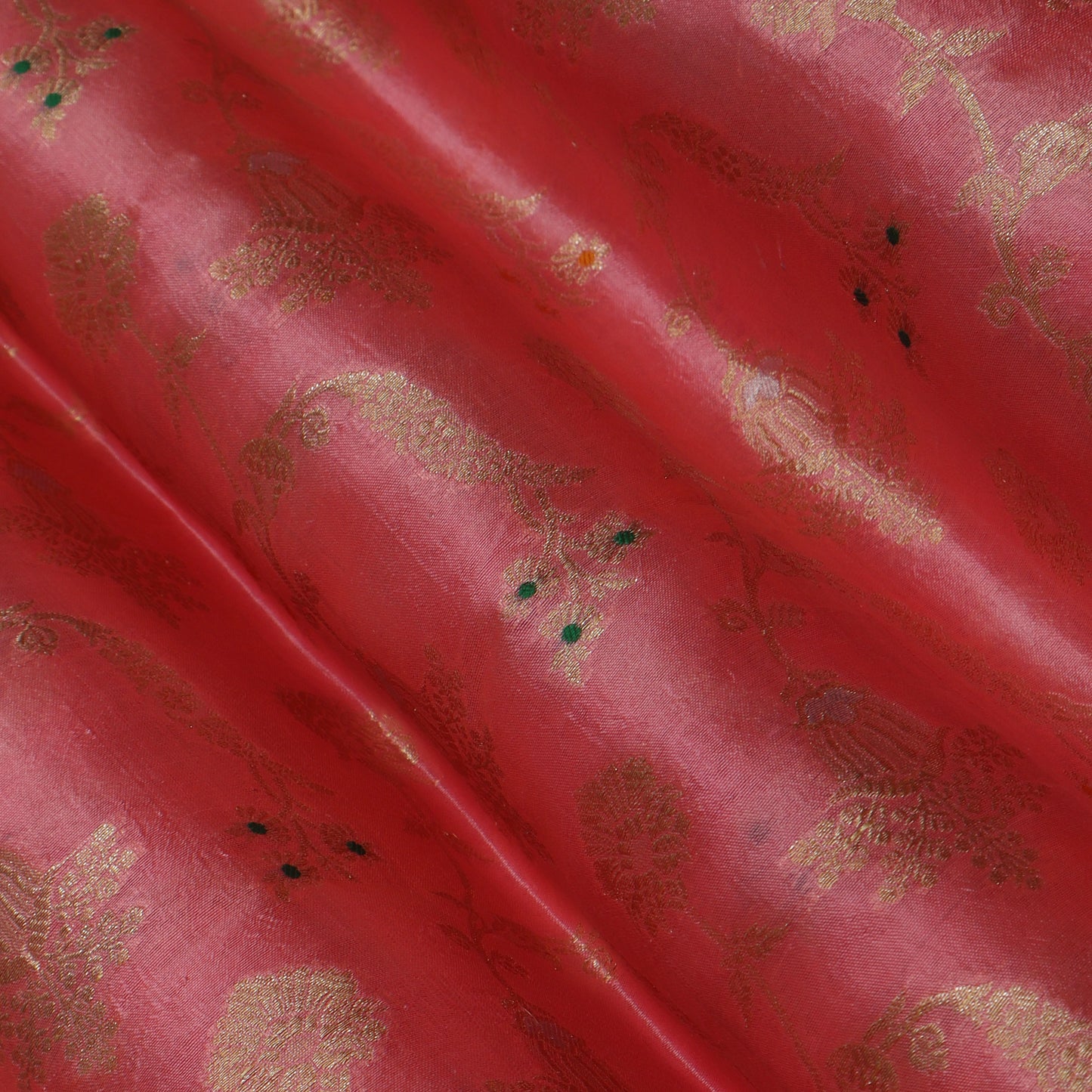 Pink Color Brocade Fabric