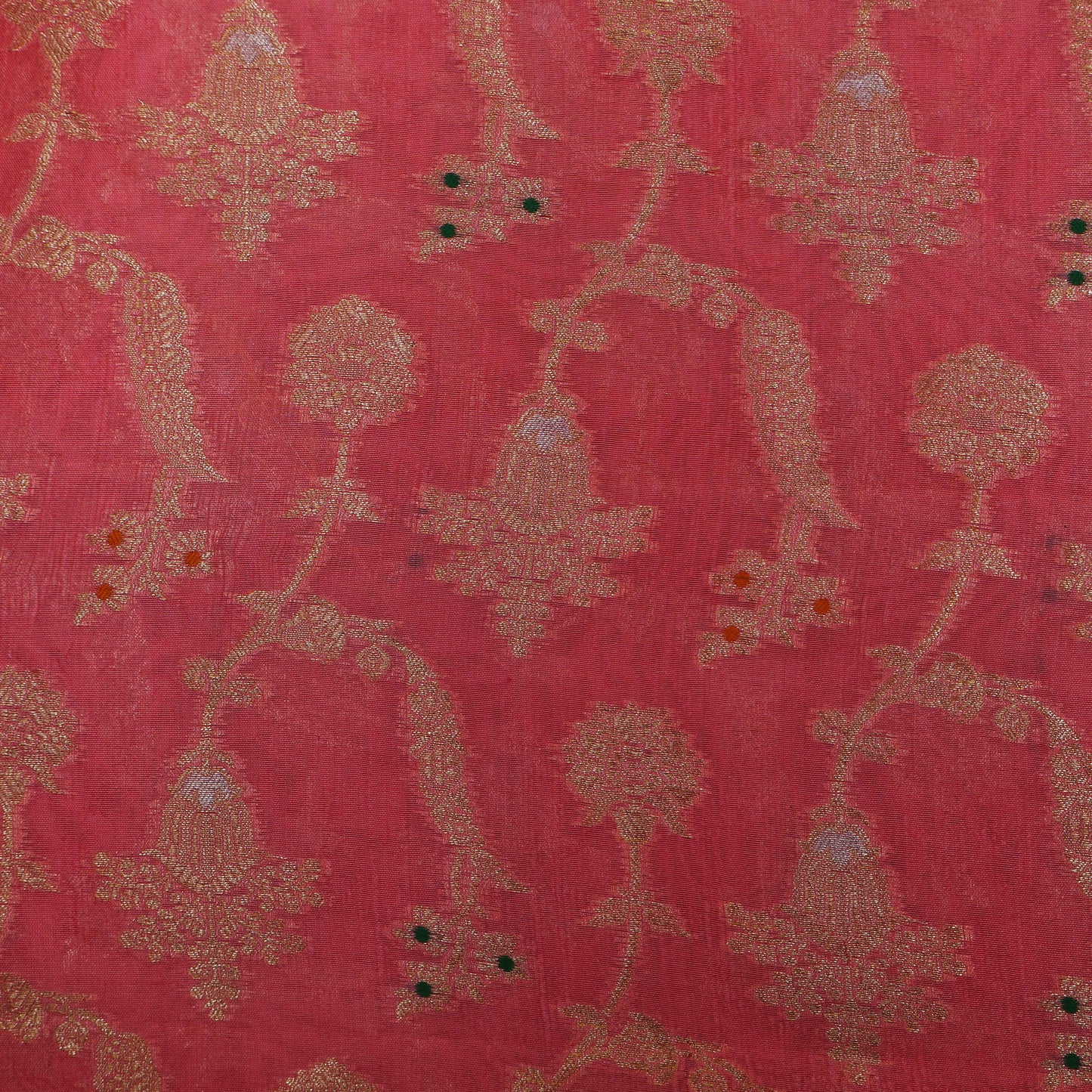 Pink Color Brocade Fabric