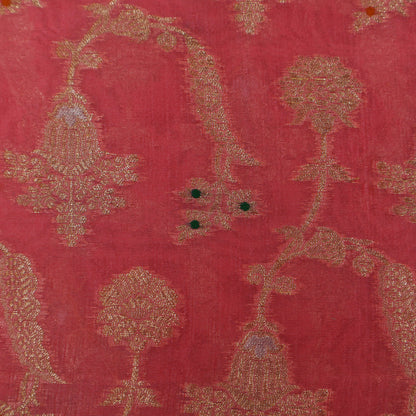 Pink Color Brocade Fabric