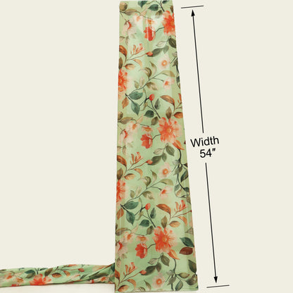 Chanderi Print Fabric