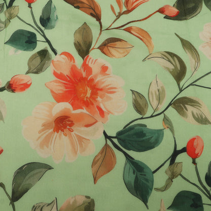 Chanderi Print Fabric
