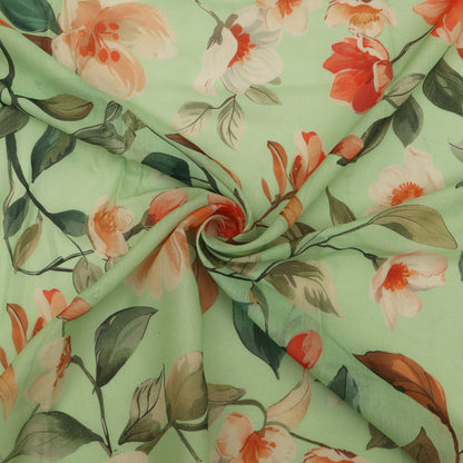 Chanderi Print Fabric