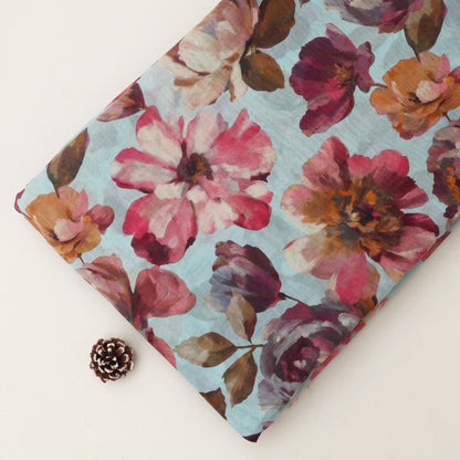 Chanderi Print Fabric