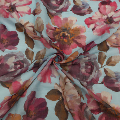 Chanderi Print Fabric