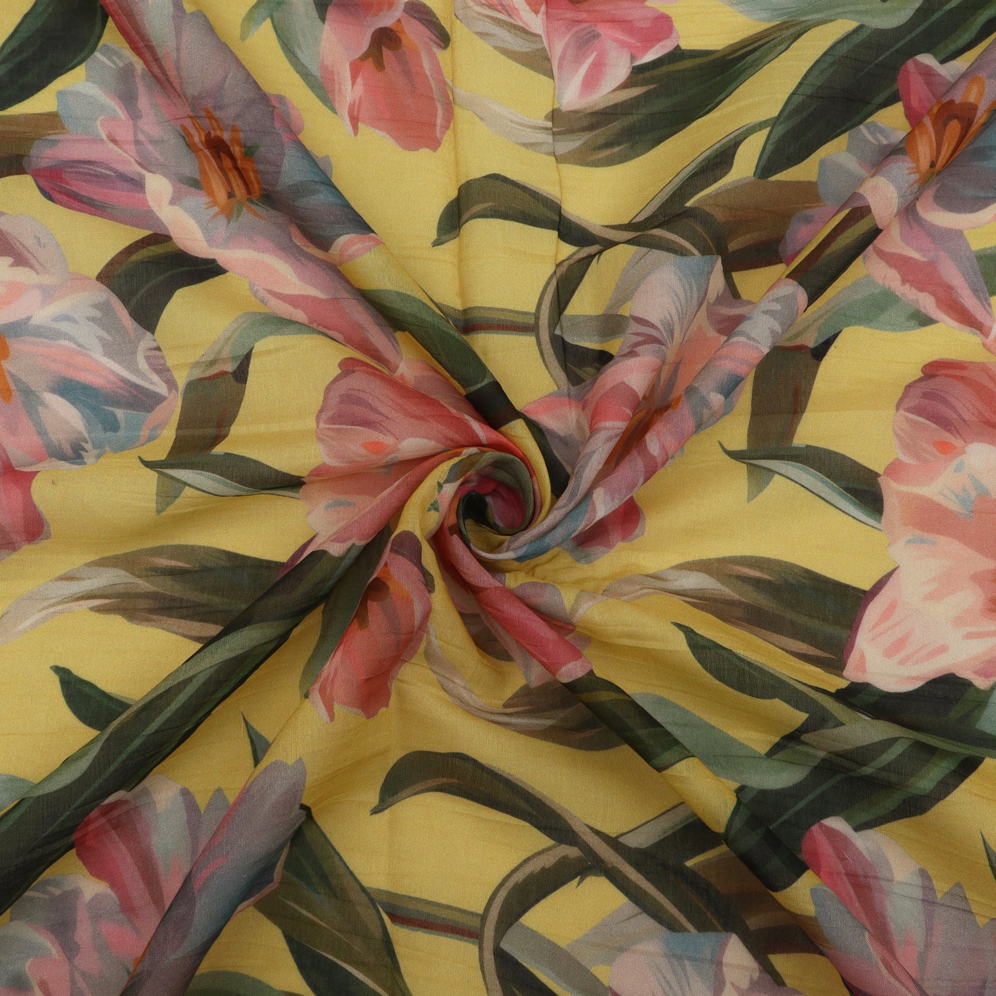 Chanderi Print Fabric