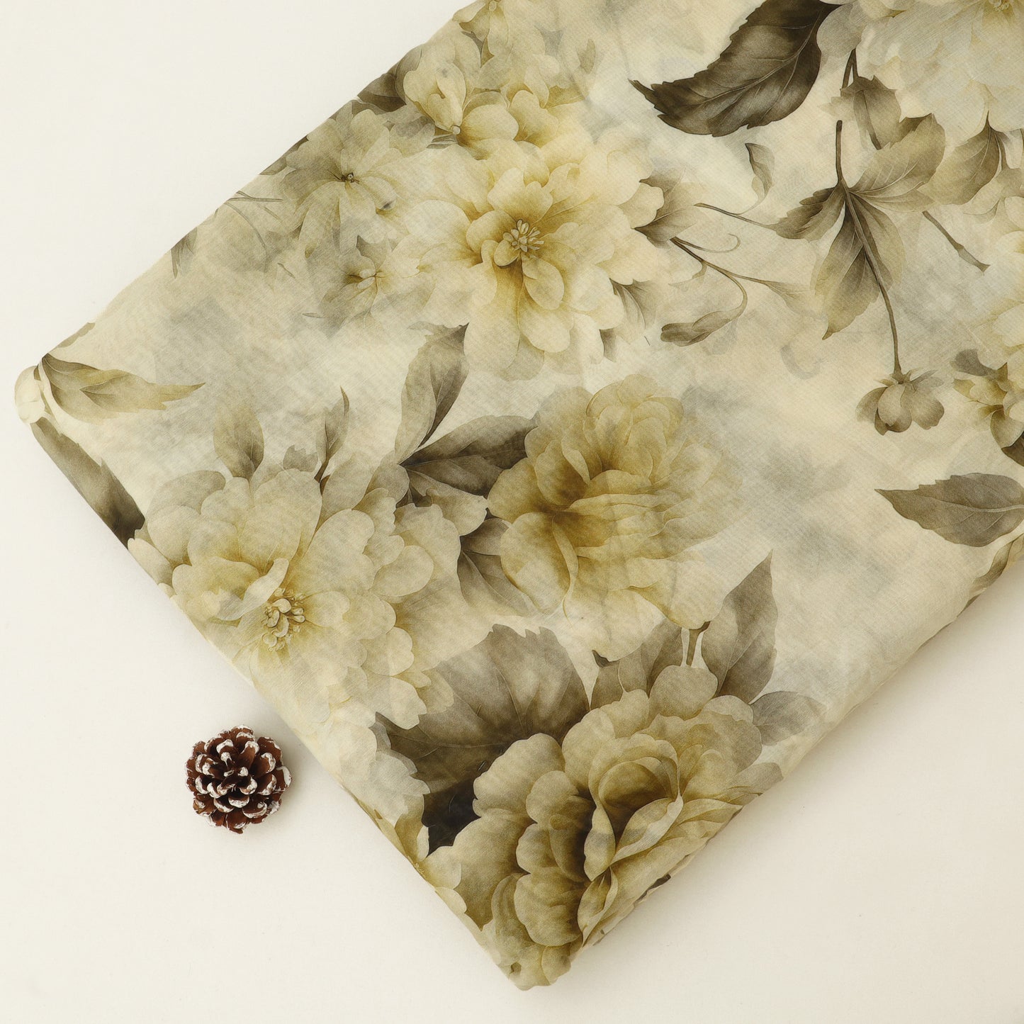 Chanderi Print Fabric