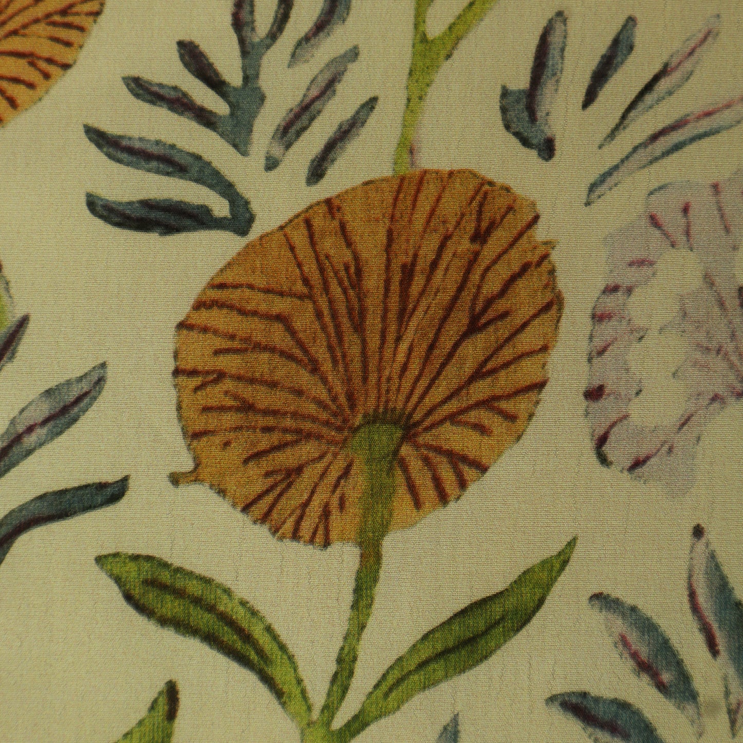 Floral Hydra Crepe Print Fabric