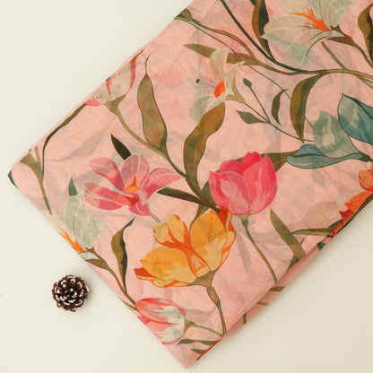 Chanderi Print Fabric