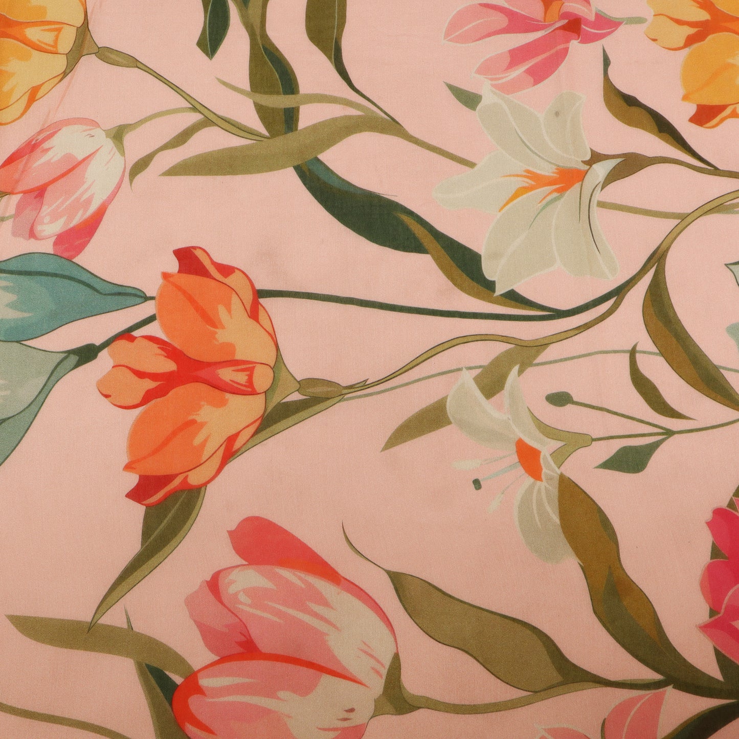 Chanderi Print Fabric