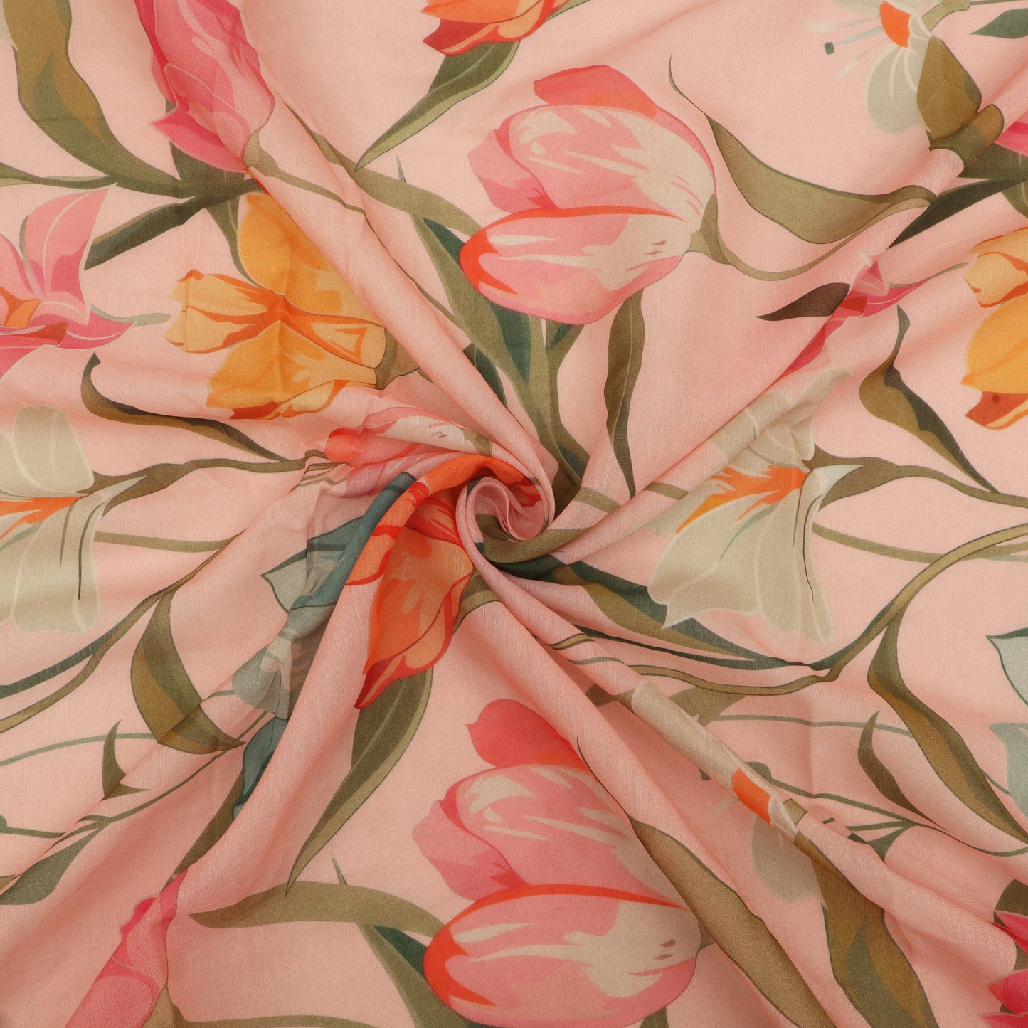 Chanderi Print Fabric