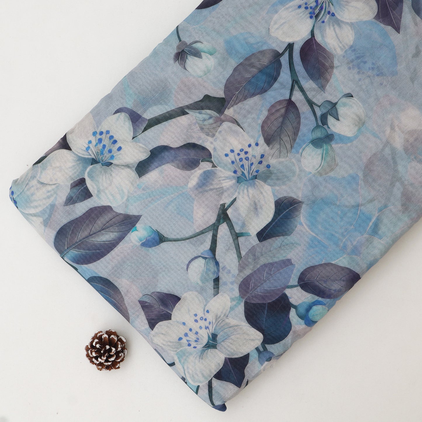 Chanderi Print Fabric