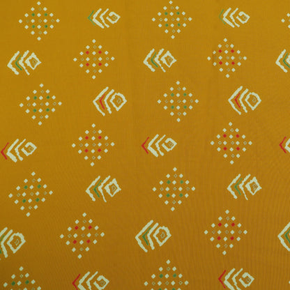 Chanderi Foil Print Fabric